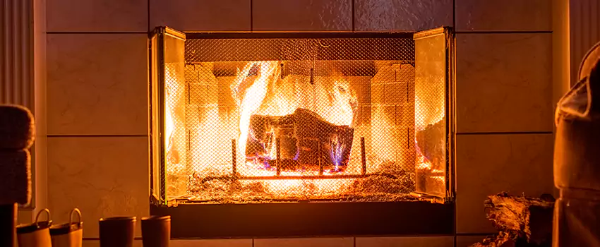 Mendota Hearth Landscape Fireplace Installation in Little Elm, Texas