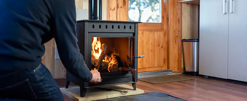 Open Hearth Wood Fireplace Installation in Little Elm, TX