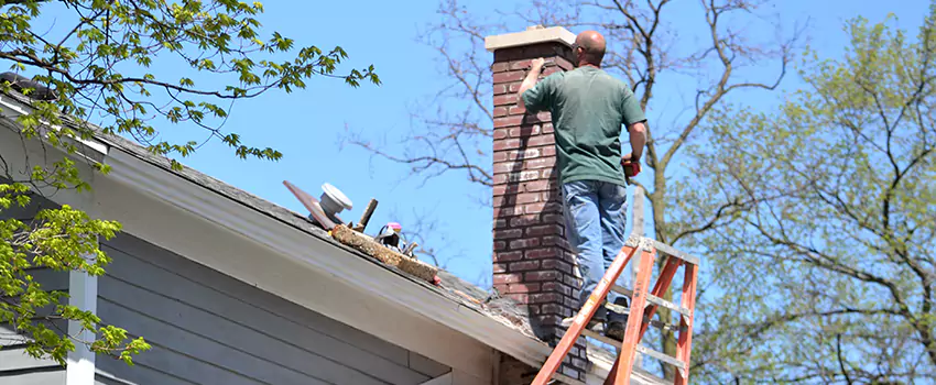Vinyl and PVC Chimney Flashing Installation in Little Elm, TX