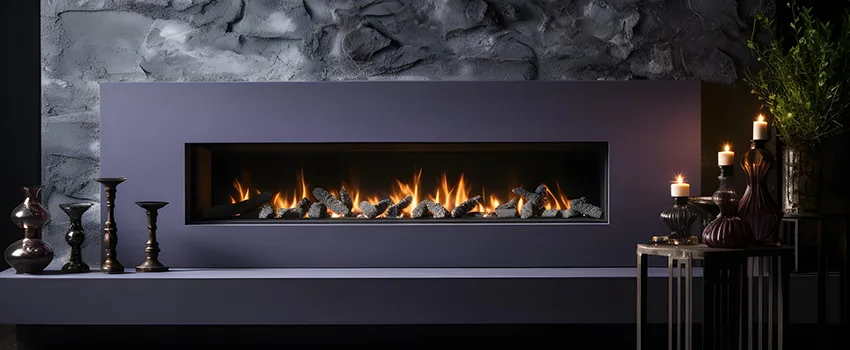 Ember Bed for Ventless Gas Fireplace in Little Elm, TX