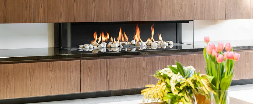 Double-height Fireplace Design Refurbishment in Little Elm, Texas