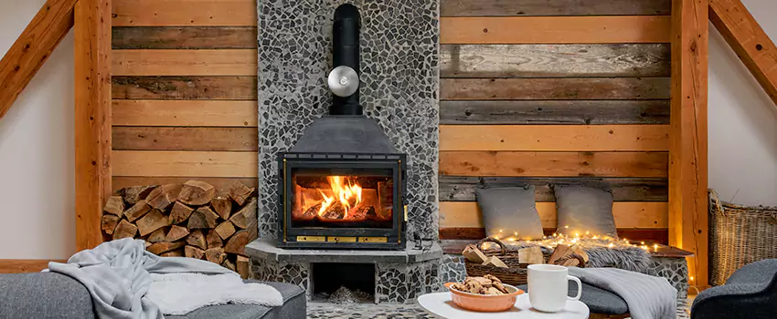 Thelin Hearth Products Direct Vent Gas Stove Fireplace Inspection in Little Elm, Texas
